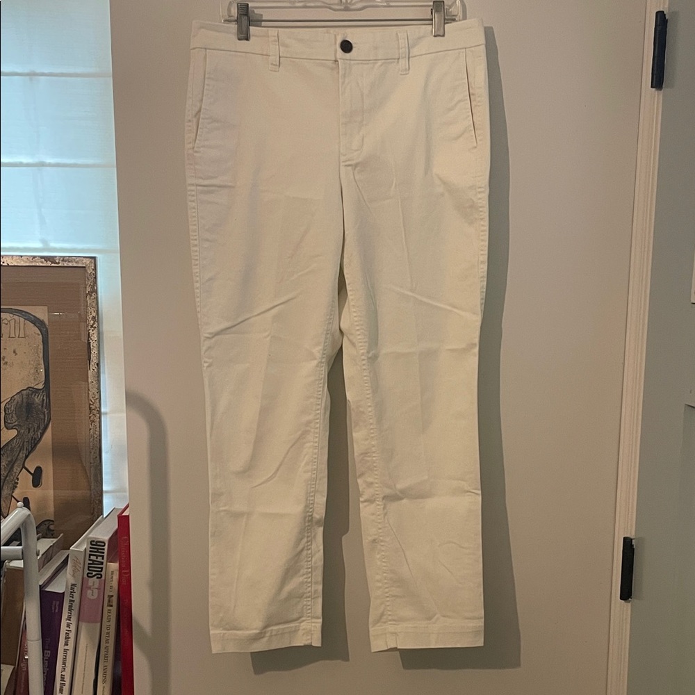 J. Crew Classic White Chinos